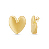 Oversized Puffy Heart Earrings