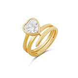 Spiral Heart Ring
