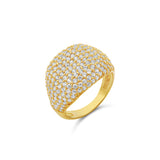 Pave Signet Ring