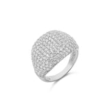 Pave Signet Ring