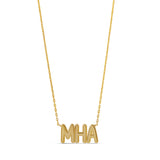 Personalized Helium Name Necklace