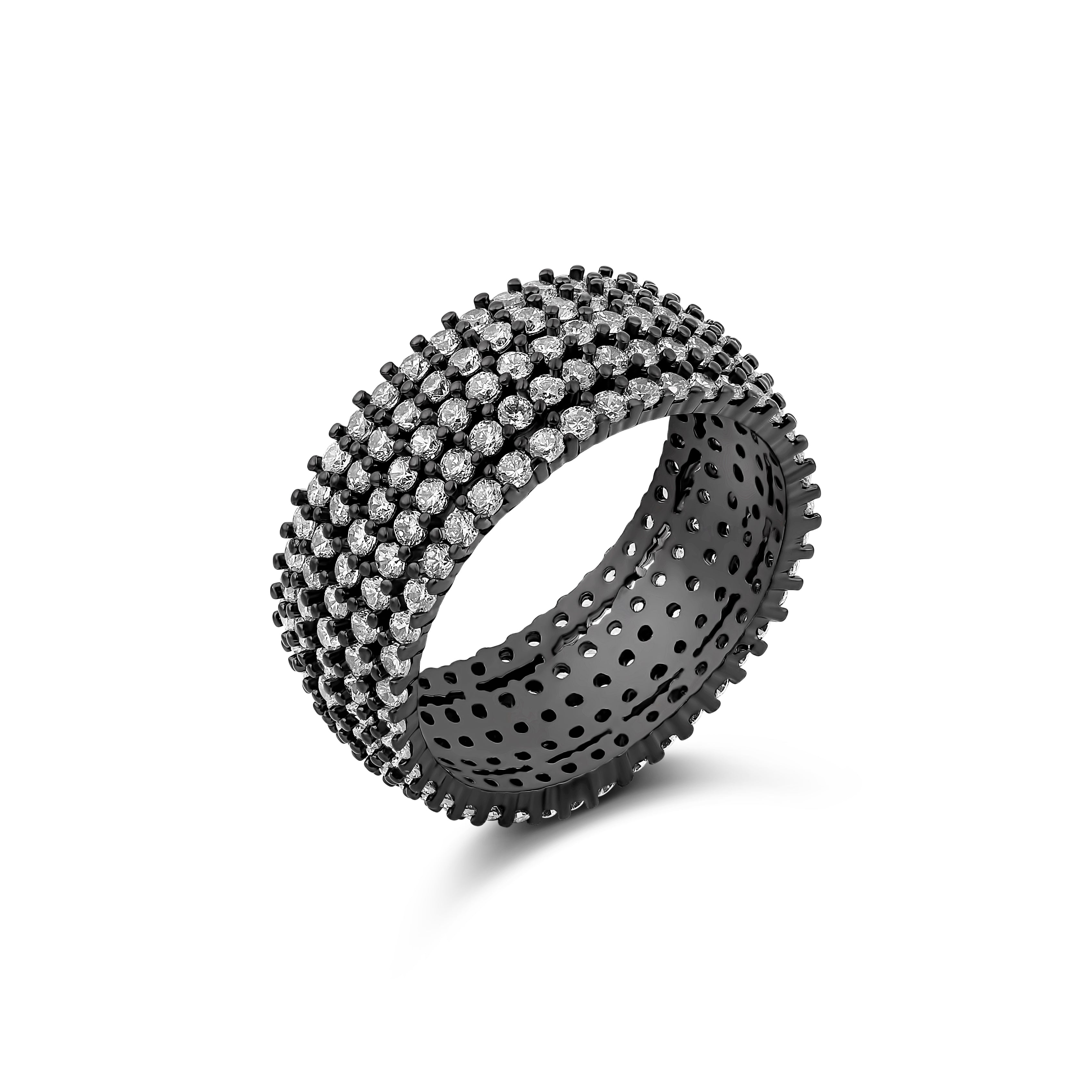 Pave Cigar Ring