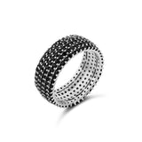 Pave Cigar Ring