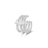 Multi Shape Pave Ear Cuff