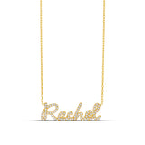 Personalized Pave Script Name Necklace
