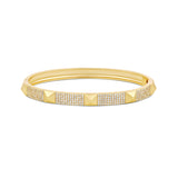 Pave Studded 5 Row Bangle