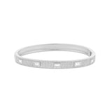 Baguette and Pave Bangle