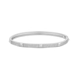 Pave Studded 3 Row Bangle