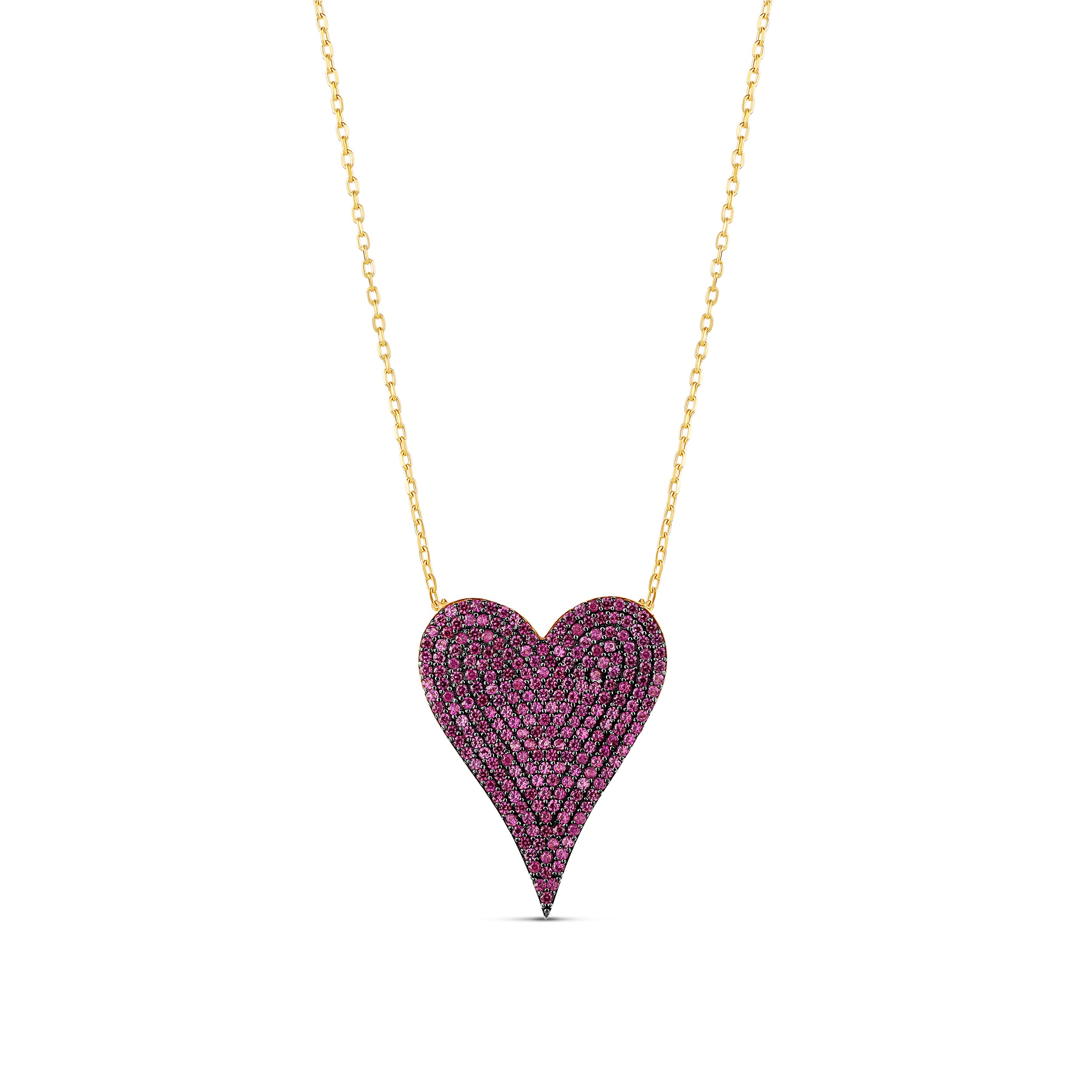 Large Pave Heart
