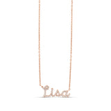 Personalized Pave Script Name Necklace