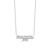 Personalized Inlay Stone Name Necklace