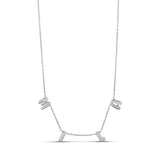 Personalized Mini Helium Dangling Initial Necklace
