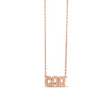 Personalized Helium Name Necklace