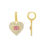 Pave Heart with Center Stone