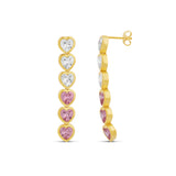 Heart Drop Earrings