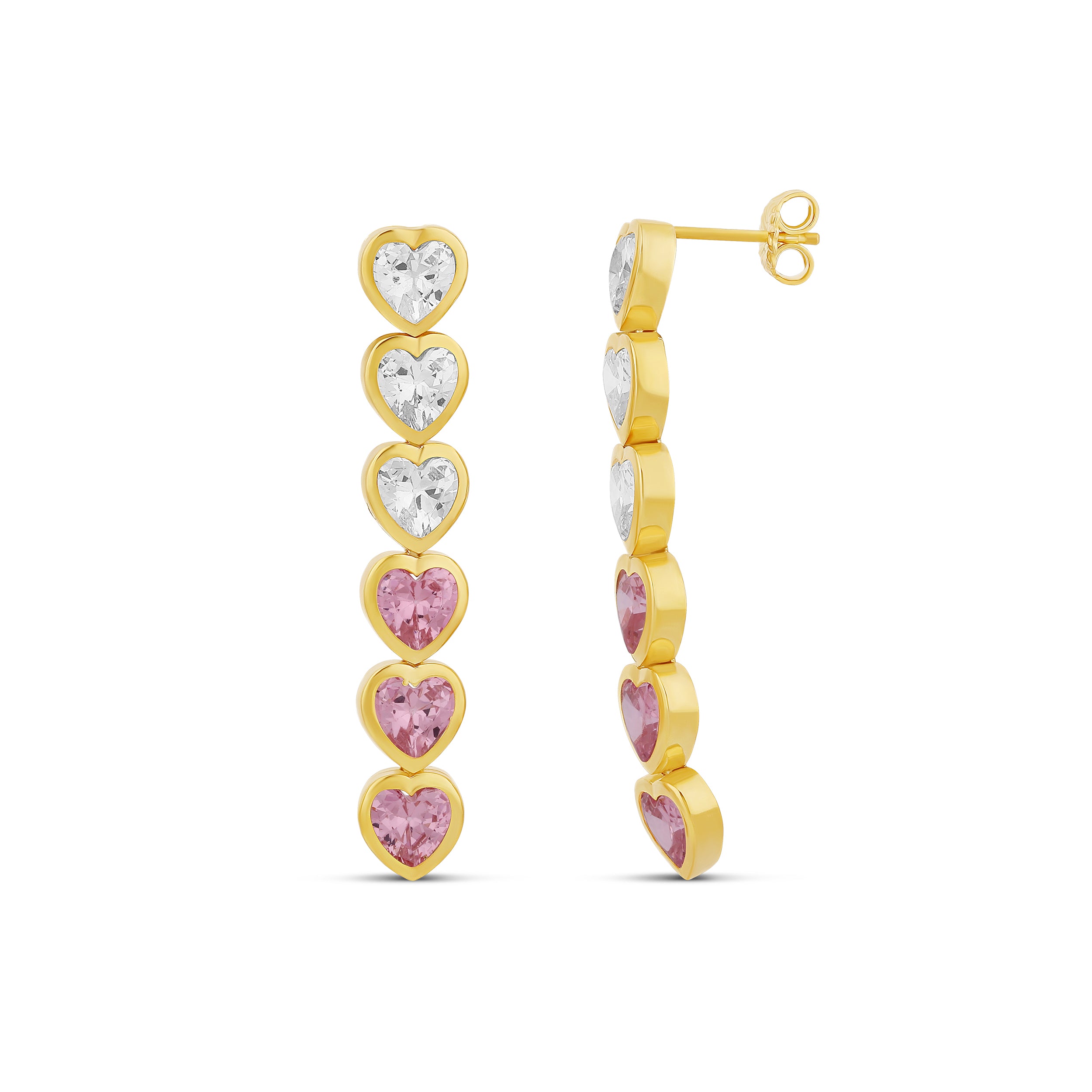 Heart Drop Earrings
