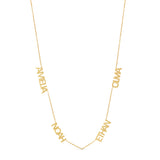 Personalized Multi Name Necklace