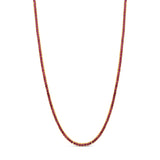 Classic Pink Thin Tennis Necklace