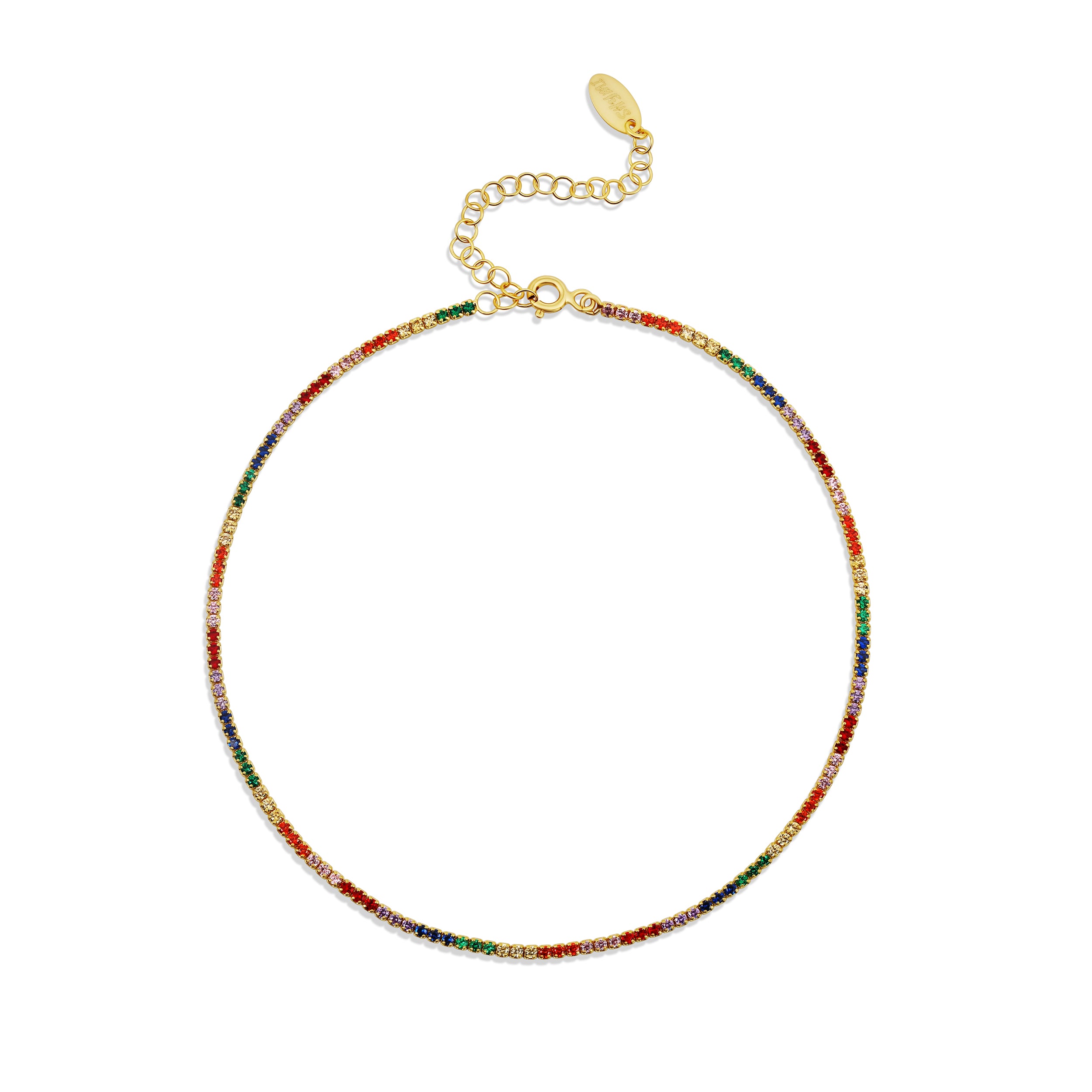 1.5mm Thin Tennis Necklace