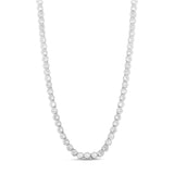 4mm Bezel-Set Classic Round Tennis Necklace
