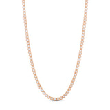 2mm Bezel-Set Classic Round Tennis Necklace