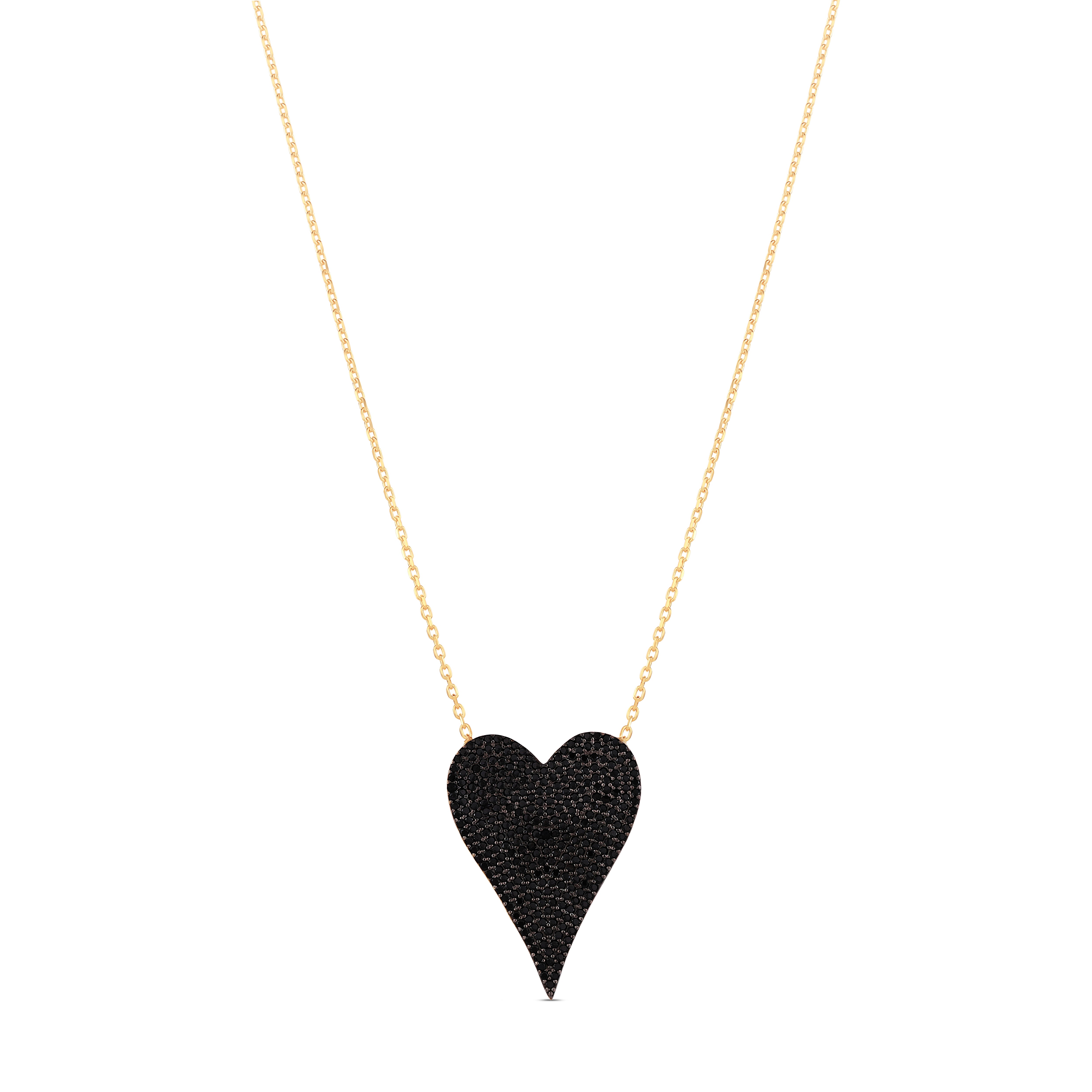 Jumbo Pave Heart