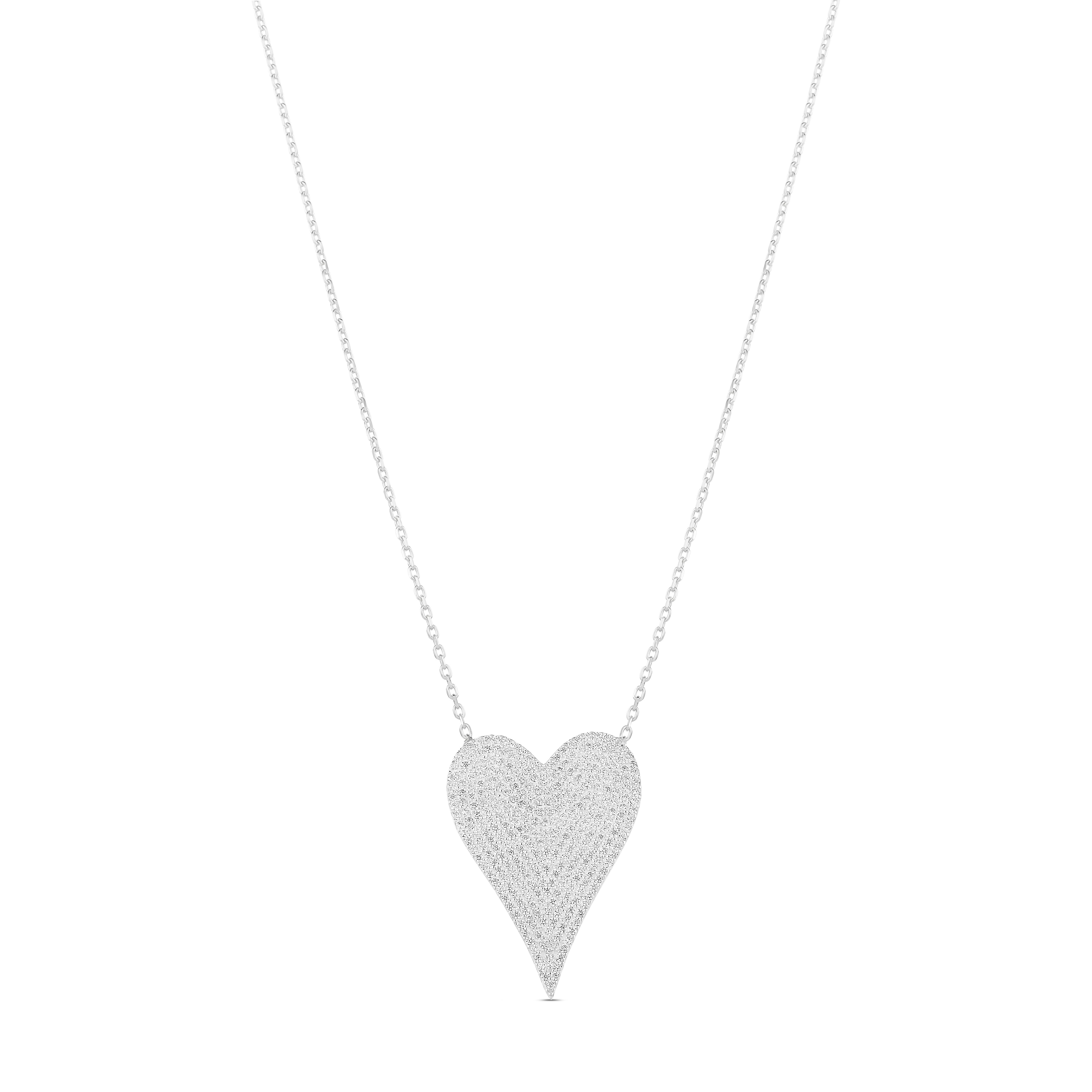 Jumbo Pave Heart