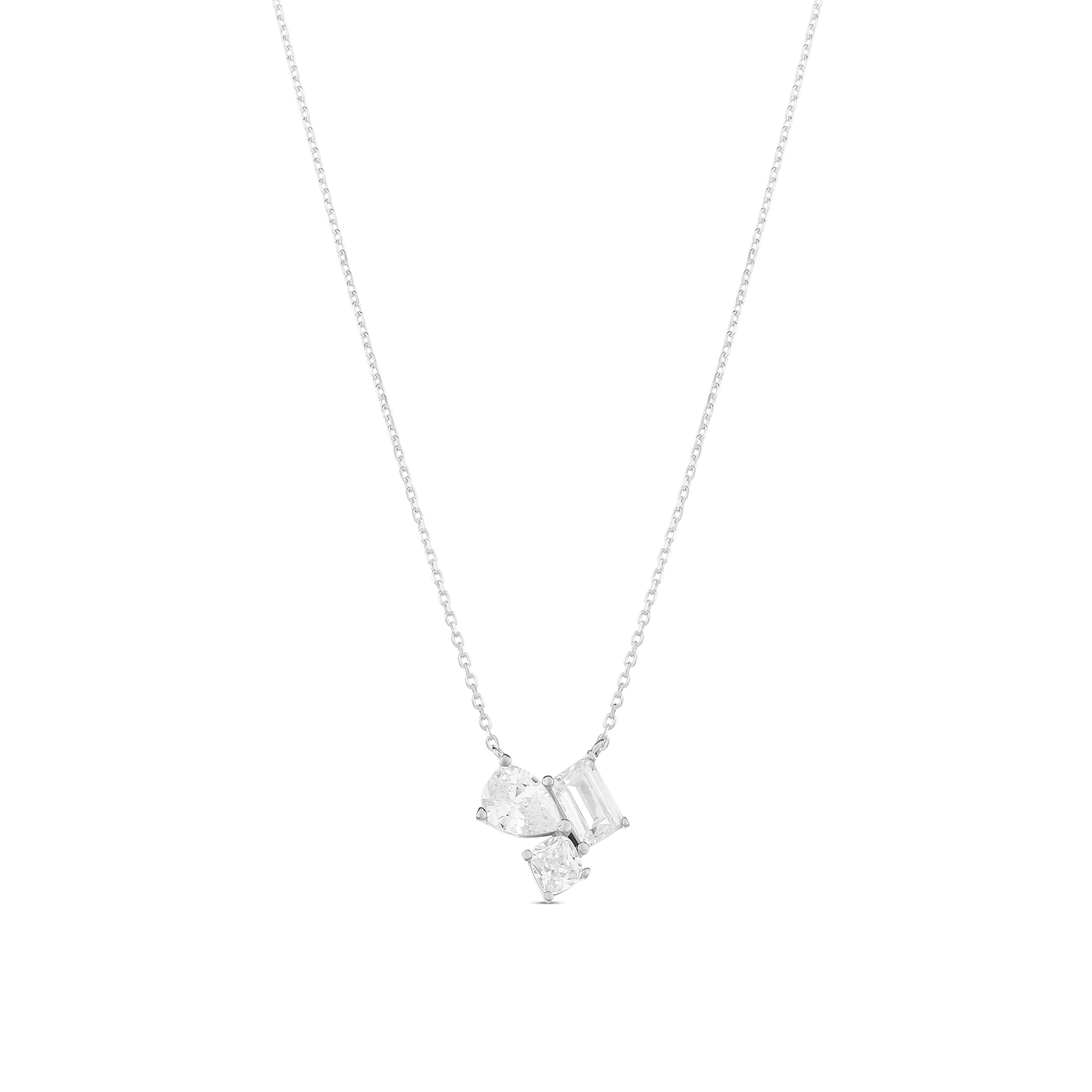 Three Stone Necklace
