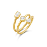 Multi Shape Spiral Ring