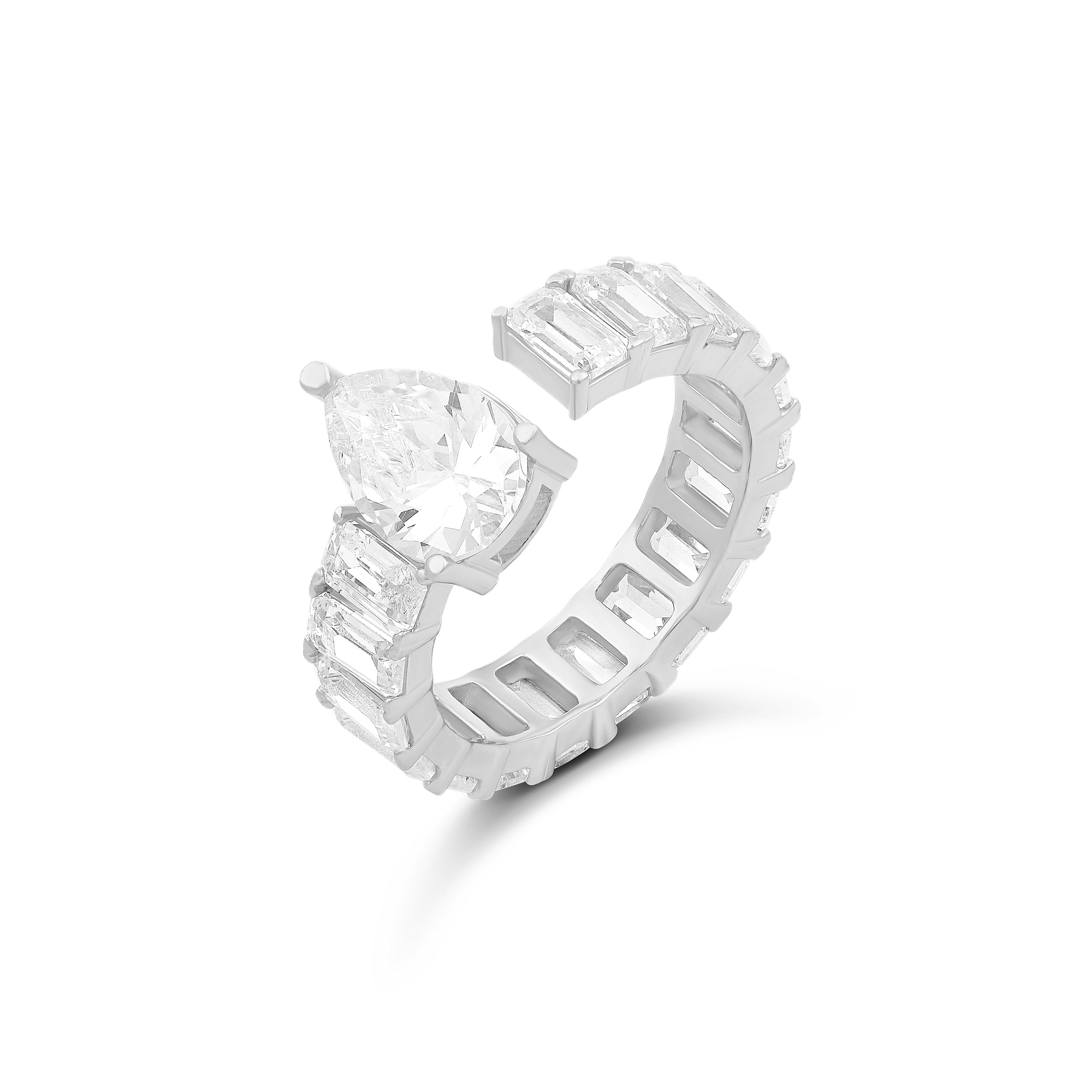 Statement Pear & Emerald Shaped Band