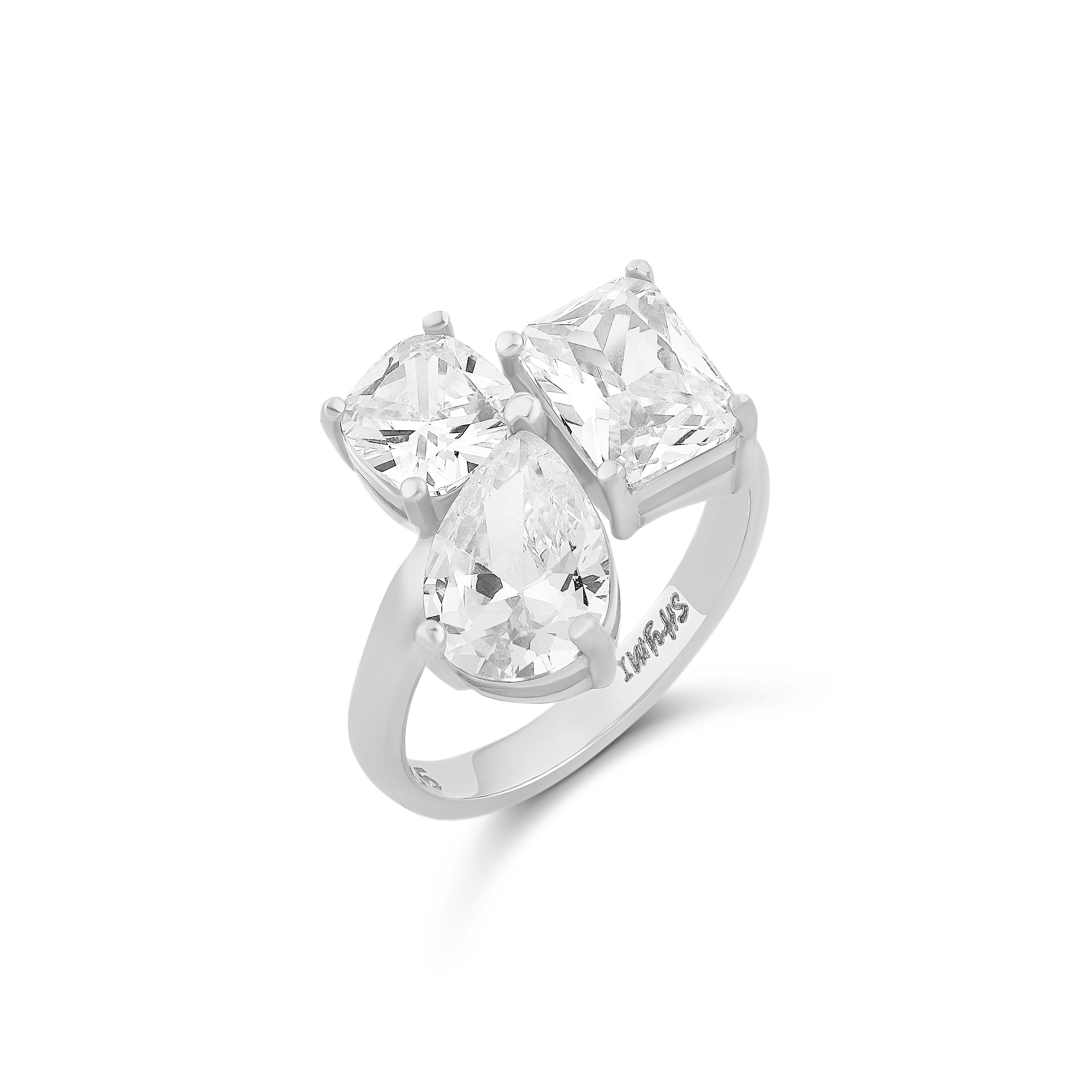 Three Stone Cocktail Ring