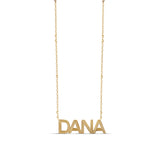 Personalized Fluted Name Necklace