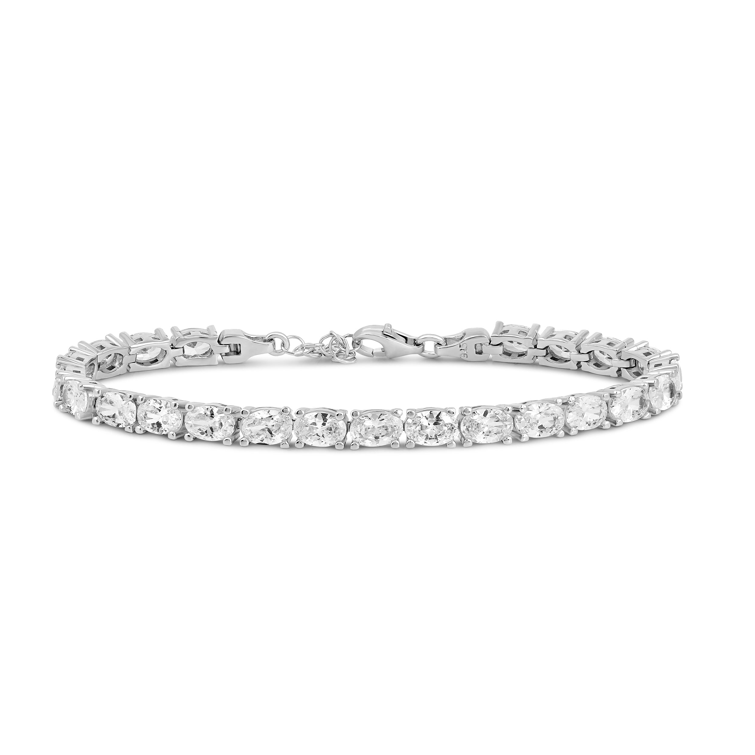 Oval Prong Set Classic Tennis Bracelet