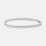 Thin Pave Outline Bangle