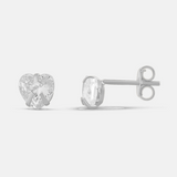 Heart Prong-Set Mini Studs