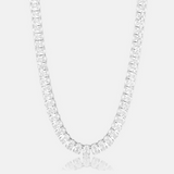 Oval Prong-Set Tennis Necklace