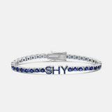 Personalized Colored Name Tennis Bracelet