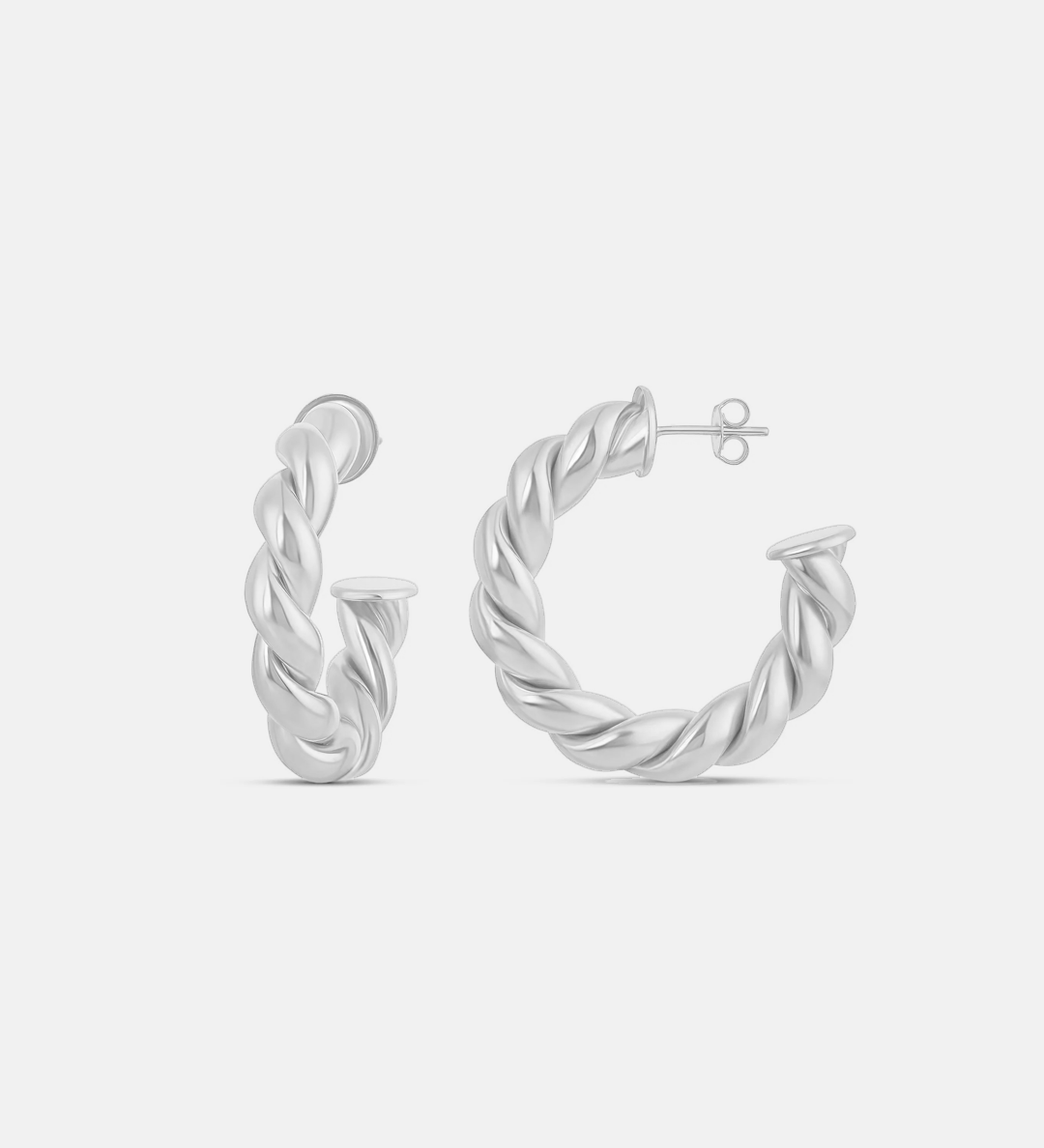Twist Hoop Earrings