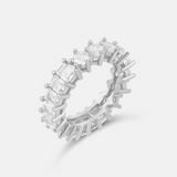 Half and Half Eternity Band