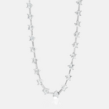 Heart Shaped Bar Tennis Necklace