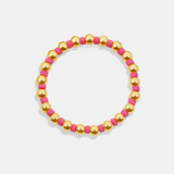 Elastic Beaded Colored Bracelet