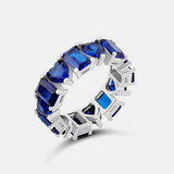 Heart and Emerald Eternity Band