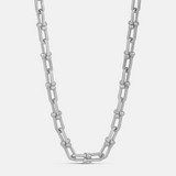 Linked U Shape Chain Necklace
