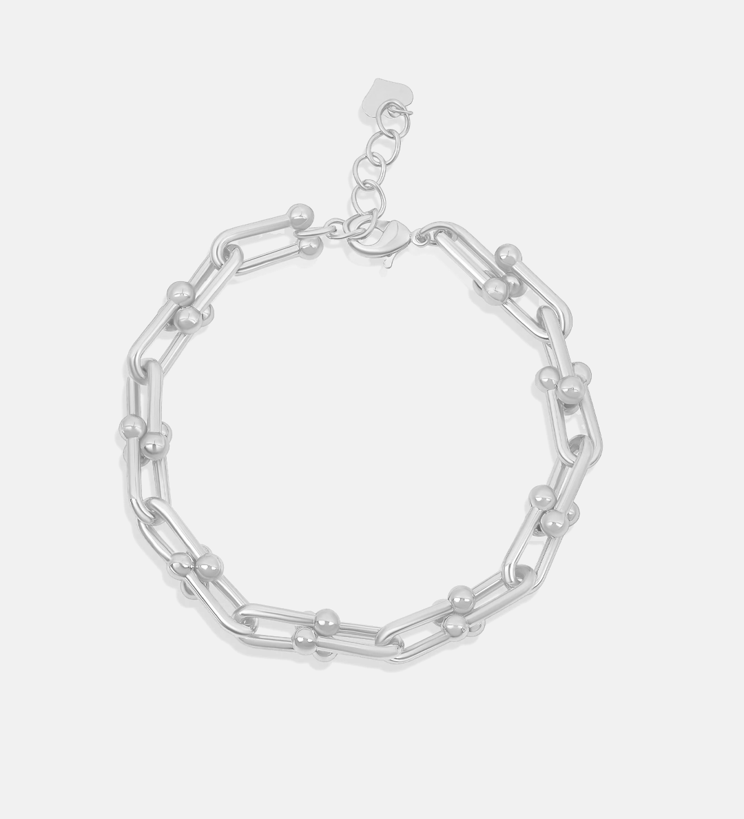 Linked U Shape Chain Bracelet