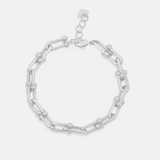Linked U Shape Chain Bracelet