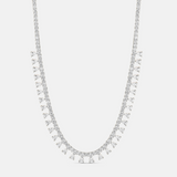 3mm Drop Tennis Necklace