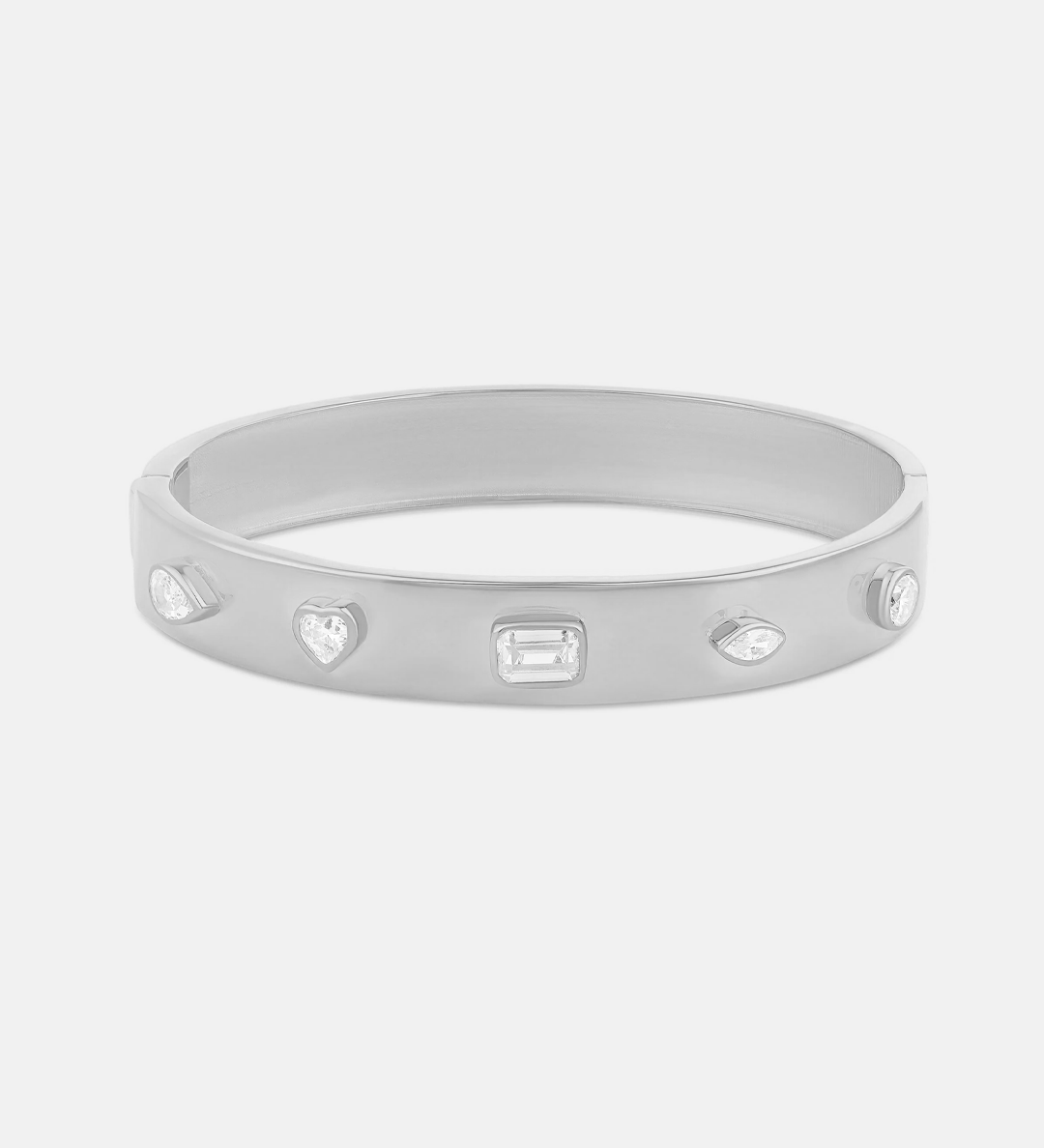 Wide Fancy Shape Bangle