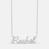 Personalized Pave Script Name Necklace
