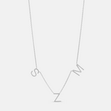 Personalized Multi Block Letter Necklace