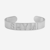 Personalized Pave Name Cuff Bangle